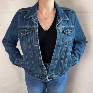 CE Schmidt Workwear Blue Denim Jean Jacket Women's Size medium